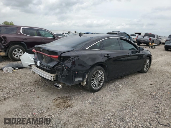 2019 Toyota Avalon XLE with VIN 4T1BZ1FB1KU003493, listed as a Copart auction lot 51059885 with 214,160 mi miles and Salvage Title. Bid and sale history available at carsss.com. Image 3.