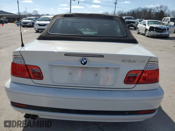 2006 BMW 3 Series 325Ci with VIN WBABW33456PX88584, listed as a Copart auction lot 45756025 with 85,829 mi miles and Clean Title. Bid and sale history available at carsss.com. Image 6.
