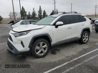 2020 Toyota RAV4 Hybrid Limited with VIN 2T3DWRFV1LW071666, listed as a Copart auction lot 50371885 with 105,854 mi miles and Clean Title. Bid and sale history available at carsss.com. Image 1.