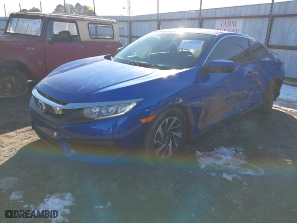 2017 Honda Civic Coupe LX-P with VIN 2HGFC4B03HH305748, listed as a IAAI auction lot 41307090 with 104,229 mi miles. Bid and sale history available at carsss.com. Image 17.