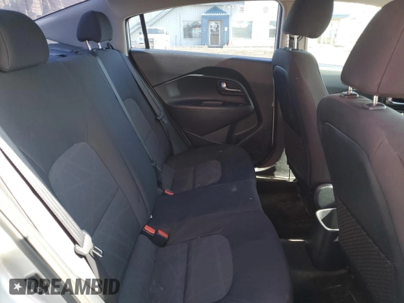 2015 Kia Rio LX with VIN KNADM4A39F6514695, listed as a Copart auction lot 52280395 with 136,824 mi miles and Salvage Title. Bid and sale history available at carsss.com. Image 10.