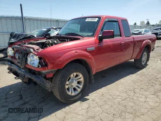 2010 Ford Ranger XLT with VIN 1FTLR4FE9APA23704, listed as a Copart auction lot 54156885 with 109,170 mi miles and Salvage title. Bid and sale history available at DreamBid. Image 1.