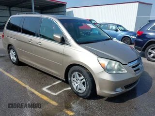 2007 Honda Odyssey Touring with VIN 5FNRL388X7B007575, listed as a IAAI auction lot 42647621 with 284,842 mi miles and . Bid and sale history available at DreamBid. Image 1.