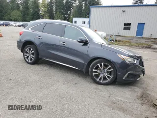 2019 Acura MDX w/Advance Pkg with VIN 5J8YD4H82KL003560, listed as a Copart auction lot 52240125 with 101,709 mi miles and Salvage Title. Bid and sale history available at carsss.com. Image 4.