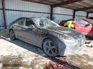 2020 Genesis G70 2.0T with VIN KMTG44LA3LU046192, listed as a IAAI auction lot 41377476 with 35,956 mi miles. Bid and sale history available at carsss.com. Image 1.