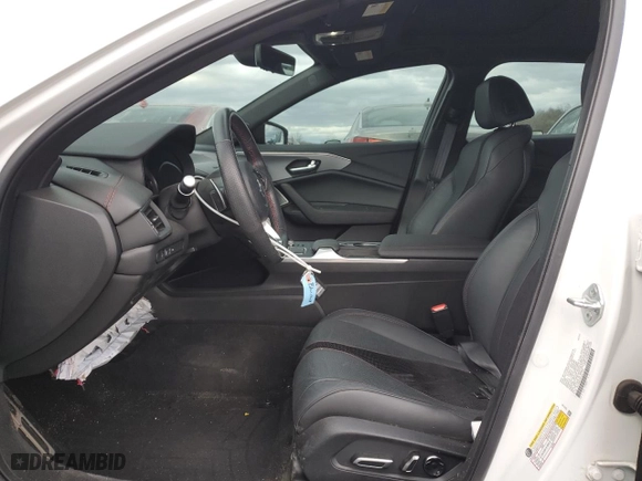 2023 Acura TLX w/A-Spec Package with VIN 19UUB6F53PA001876, listed as a Copart auction lot 47190255 with 30,771 mi miles and Salvage Title. Bid and sale history available at carsss.com. Image 7.
