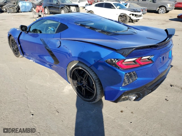 2023 Chevrolet Corvette 1LT with VIN 1G1YA2D47P5123695, listed as a Copart auction lot 42427255 with 6,232 mi miles and Salvage Title. Bid and sale history available at carsss.com. Image 2.