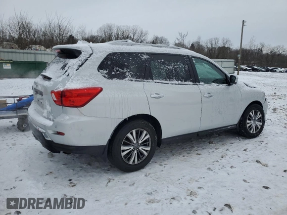 2020 Nissan Pathfinder S with VIN 5N1DR2AM1LC608564, listed as a Copart auction lot 46045955 with 83,886 mi miles and Salvage Title. Bid and sale history available at carsss.com. Image 3.