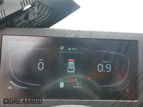 2024 Kia Sportage LX with VIN KNDPU3DFXR7316318, listed as a Copart auction lot 49158365 with 8,137 mi miles and Salvage Title. Bid and sale history available at DreamBid. Image 9.