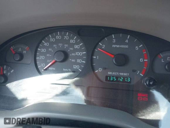 2000 Ford Mustang with VIN 1FAFP4049YF308623, listed as a IAAI auction lot 42708683 with 135,121 mi miles and . Bid and sale history available at DreamBid. Image 7.