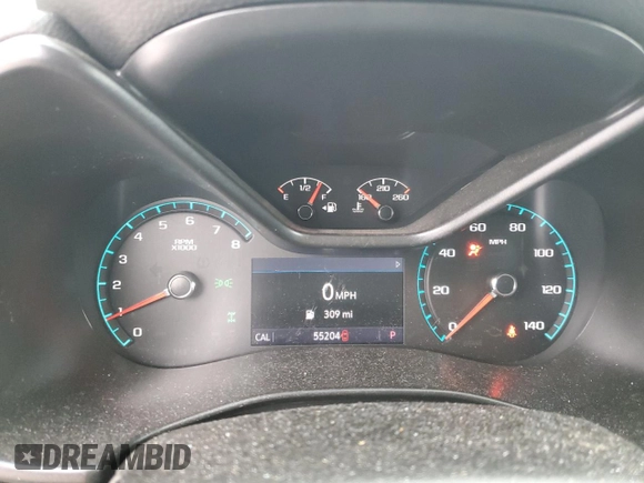 2020 Chevrolet Colorado 4WD LT with VIN 1GCGTCEN2L1107853, listed as a Copart auction lot 47819145 with 55,204 mi miles and Salvage Title. Bid and sale history available at carsss.com. Image 9.