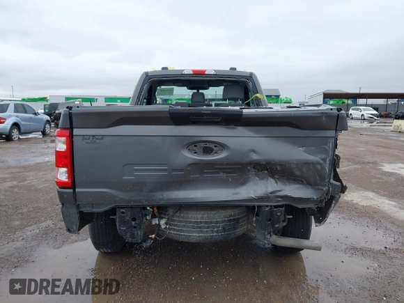 2023 Ford F-150 XL with VIN 1FTMF1C58PKF77242, listed as a IAAI auction lot 41559887 with 25,576 mi miles and . Bid and sale history available at carsss.com. Image 16.