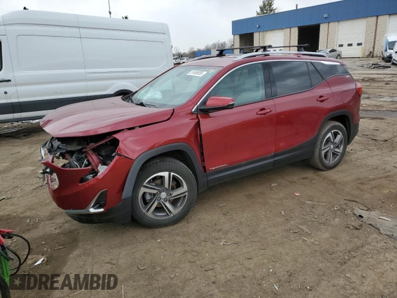 2018 GMC Terrain SLT with VIN 3GKALVEV3JL235787, listed as a Copart auction lot 51488955 with 69,590 mi miles and Clean Title. Bid and sale history available at carsss.com. Image 1.