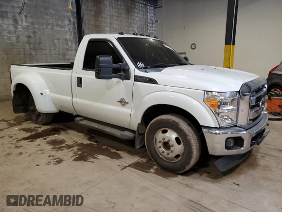 2012 Ford F-350 with VIN 1FTRF3CT3CEA39914, listed as a Copart auction lot 49775185 with 221,099 mi miles and Salvage title. Bid and sale history available at DreamBid. Image 4.