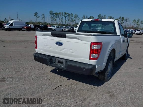 2021 Ford F-150 XL с VIN 1FTMF1CB3MKF00909, выставлен на аукционе IAAI как лот 41648893 с пробегом 63 970 миль миль и . История ставок и продаж доступна на DreamBid. Изображение 4.