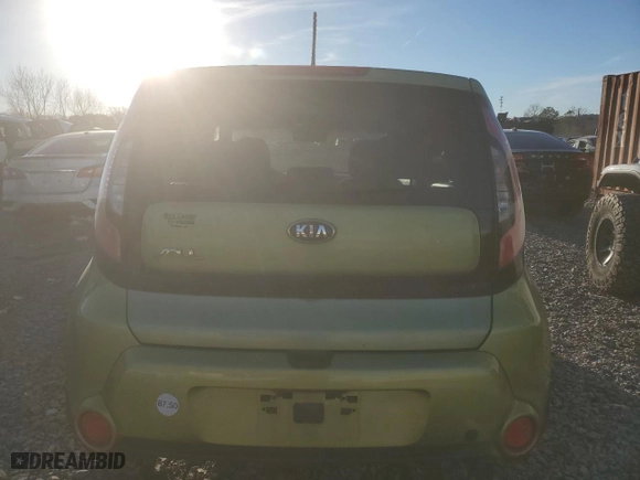 2015 Kia Soul ! with VIN KNDJX3A54F7754353, listed as a Copart auction lot 85390454 with 186,740 mi miles and Clean Title. Bid and sale history available at carsss.com. Image 6.