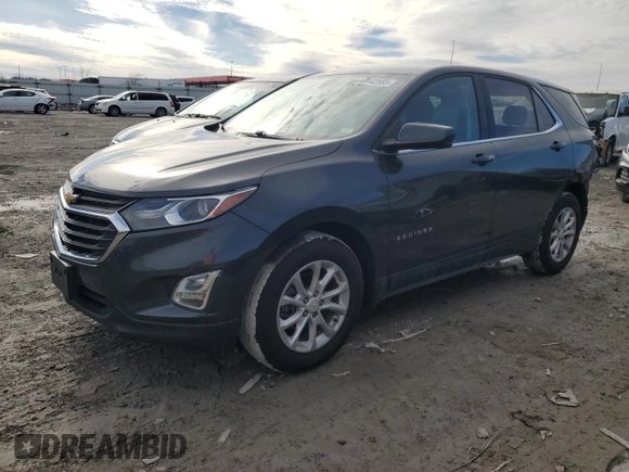 2018 Chevrolet Equinox LT with VIN 2GNAXJEV0J6245309, listed as a Copart auction lot 47442665 with 116,252 mi miles and Salvage Title. Bid and sale history available at DreamBid. Image 1.