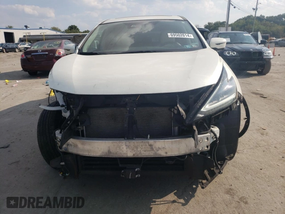 2021 Nissan Murano SL with VIN 5N1AZ2CS0MC127429, listed as a Copart auction lot 69502014 with 49,833 mi miles and Clean Title. Bid and sale history available at DreamBid. Image 5.