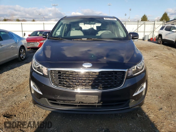 2019 Kia Sedona EX with VIN KNDMB5C13K6535725, listed as a Copart auction lot 82519594 with 57,129 mi miles and Salvage Title. Bid and sale history available at DreamBid. Image 5.