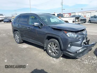 2019 Toyota RAV4 Limited with VIN 2T3N1RFV9KW078334, listed as a IAAI auction lot 41807709 with 67,824 mi miles. Bid and sale history available at carsss.com. Image 1.