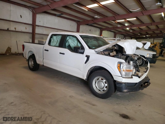 2021 Ford F-150 XL with VIN 1FTEW1C5XMKE44112, listed as a Copart auction lot 50231815 with 0 mi miles and Salvage Title. Bid and sale history available at carsss.com. Image 4.