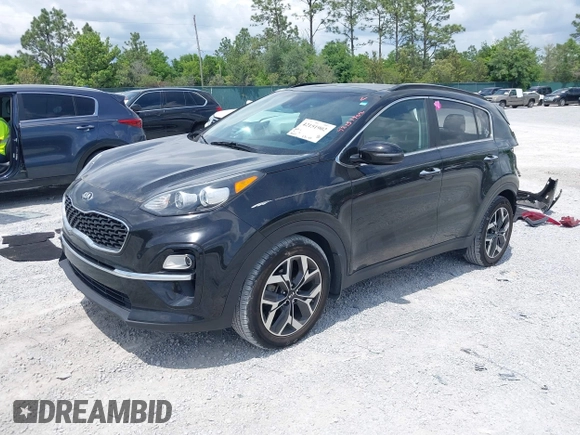 2022 Kia Sportage EX with VIN KNDPN3AC6N7007642, listed as a IAAI auction lot 42151902 with 39,411 mi miles and . Bid and sale history available at DreamBid. Image 2.
