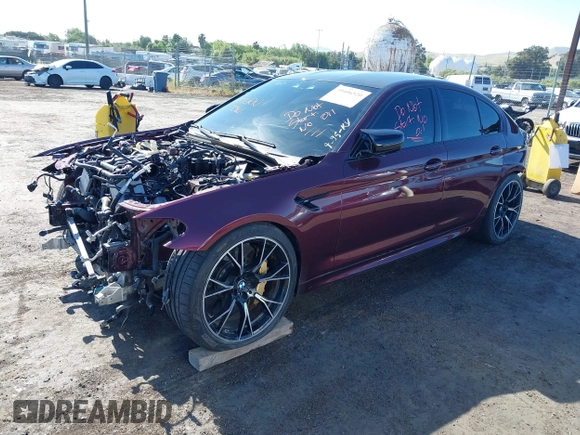 2019 BMW M5 z VIN WBSJF0C55KB284980, wystawiony jako IAAI lot #39406520 z przebiegiem 24 919 mil mil oraz . Historia ofert i sprzedaży dostępna na DreamBid. Obrazek 23.