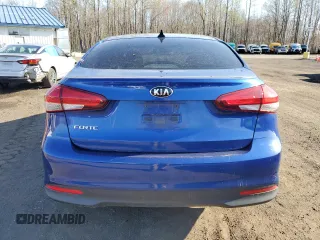 2017 Kia Forte LX with VIN 3KPFK4A78HE089360, listed as a Copart auction lot 52955775 with 162,358 mi miles and Salvage Title. Bid and sale history available at carsss.com. Image 6.