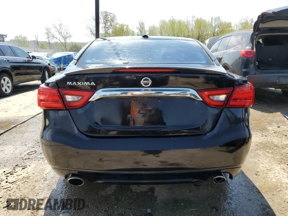 2017 Nissan Maxima SV with VIN 1N4AA6AP0HC410930, listed as a Copart auction lot 53498195 with 54,178 mi miles and Salvage Title. Bid and sale history available at DreamBid. Image 6.