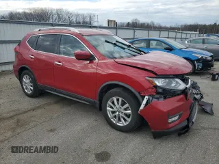2017 Nissan Rogue S with VIN JN8AT2MV5HW264468, listed as a Copart auction lot 46550275 with 74,006 mi miles and Salvage Title. Bid and sale history available at carsss.com. Image 4.