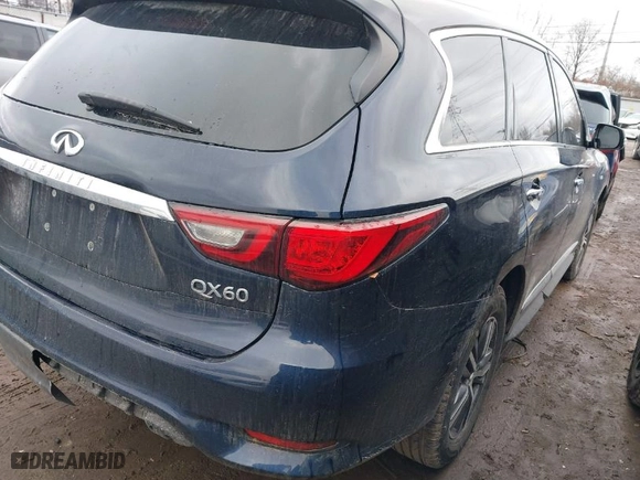 2018 Infiniti QX60 with VIN 5N1DL0MM7JC521105, listed as a IAAI auction lot 41724197 with 101,317 mi miles. Bid and sale history available at carsss.com. Image 4.