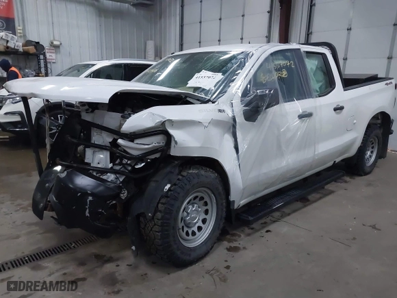2021 Chevrolet Silverado 1500 Work Truck with VIN 1GCRYAEH9MZ322738, listed as a IAAI auction lot 41537072 with 50 mi miles. Bid and sale history available at carsss.com. Image 18.