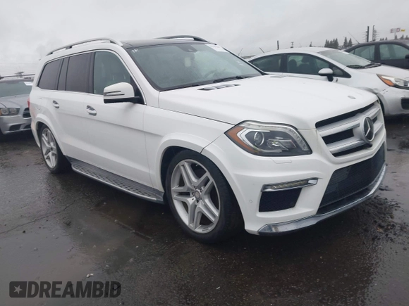 2014 Mercedes-Benz GL-Class GL 550 with VIN 4JGDF7DEXEA328392, listed as a IAAI auction lot 41187269 with 1 mi miles. Bid and sale history available at carsss.com. Image 1.