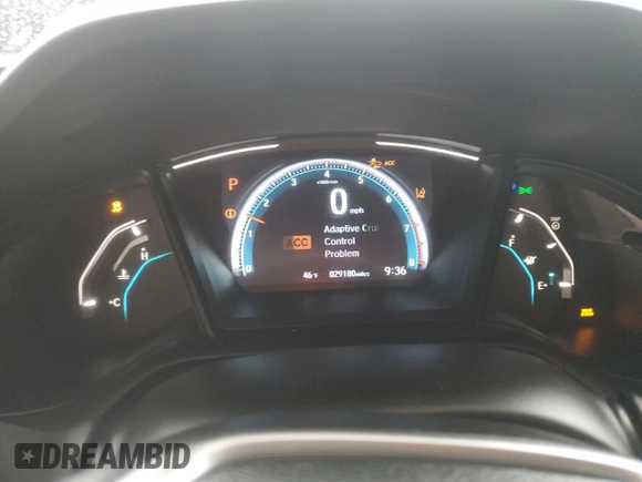 2019 Honda Civic Sedan LX with VIN 2HGFC2F65KH554398, listed as a Copart auction lot 48288965 with 29,180 mi miles and Salvage Title. Bid and sale history available at carsss.com. Image 9.