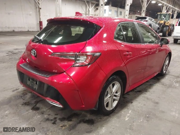 2022 Toyota Corolla Hatchback SE with VIN JTND4MBEXN3182846, listed as a IAAI auction lot 41777236 with 8,260 mi miles. Bid and sale history available at carsss.com. Image 4.