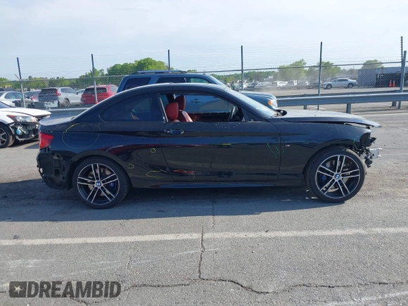 2019 BMW 2 Series M240i with VIN WBA2J5C55KVC07855, listed as a IAAI auction lot 42014318 with 68,640 mi miles and . Bid and sale history available at carsss.com. Image 14.