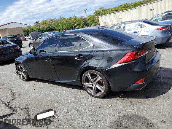 2017 Lexus IS 300 with VIN JTHCM1D27H5017619, listed as a Copart auction lot 55659015 with 90,150 mi miles and Salvage title. Bid and sale history available at DreamBid. Image 2.