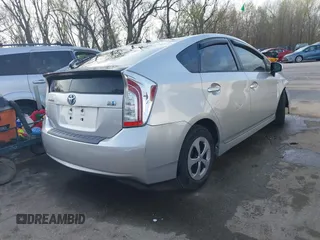 2012 Toyota Prius One with VIN JTDKN3DU2C0334107, listed as a IAAI auction lot 41891637 with 173,469 mi miles. Bid and sale history available at carsss.com. Image 4.