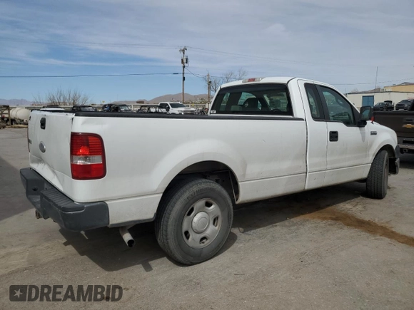 2007 Ford F-150 XL with VIN 1FTPF12V87NA17492, listed as a Copart auction lot 50325105 with 398,205 mi miles and Salvage Title. Bid and sale history available at carsss.com. Image 3.