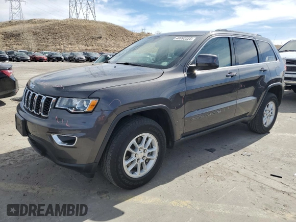 2019 Jeep Grand Cherokee Laredo E with VIN 1C4RJFAG1KC736420, listed as a Copart auction lot 48993325 with 47,492 mi miles and Salvage Title. Bid and sale history available at carsss.com. Image 1.