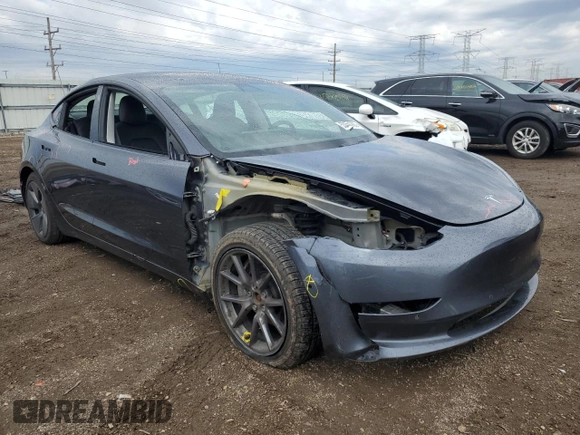 2021 Tesla Model 3 Long Range z VIN 5YJ3E1EB2MF066149, wystawiony jako Copart lot #53374765 z przebiegiem 119 771 mil mil oraz Szkoda całkowita • Salvage title. Historia ofert i sprzedaży dostępna na DreamBid. Obrazek 4.