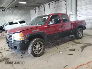 2005 GMC Sierra 1500 SLE z VIN 1GTEK19B75Z281162, wystawiony jako Copart lot #60600725 z przebiegiem 142 081 mil mil oraz Czysty tytuł • Clean title. Historia ofert i sprzedaży dostępna na DreamBid. Obrazek 1.
