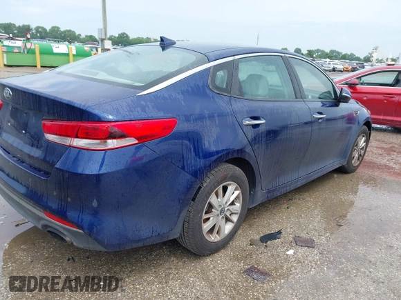 2016 Kia Optima LX with VIN 5XXGT4L34GG083587, listed as a IAAI auction lot 42273240 with 87,286 mi miles and . Bid and sale history available at DreamBid. Image 4.