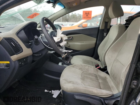2015 Kia Rio LX with VIN KNADM4A3XF6440784, listed as a Copart auction lot 54134205 with 158,035 mi miles and Non Repairable. Bid and sale history available at carsss.com. Image 7.