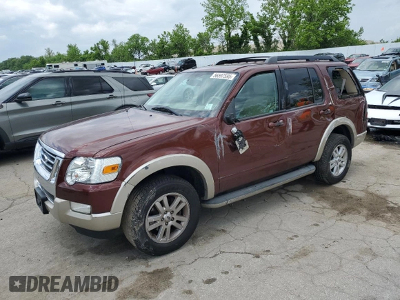 2009 Ford Explorer Eddie Bauer z VIN 1FMEU74E89UA10155, wystawiony jako Copart lot #56597595 z przebiegiem 85 831 mil mil oraz Szkoda całkowita • Salvage title. Historia ofert i sprzedaży dostępna na DreamBid. Obrazek 1.