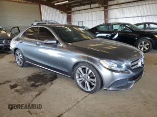 2018 Mercedes-Benz C 300 with VIN 55SWF4JB1JU238800, listed as a Copart auction lot 58972855 with 109,704 mi miles and Salvage title. Bid and sale history available at DreamBid. Image 4.