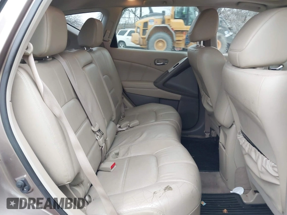 2012 Nissan Murano S with VIN JN8AZ1MU3CW120037, listed as a IAAI auction lot 41161477 with 169,720 mi miles and . Bid and sale history available at DreamBid. Image 8.