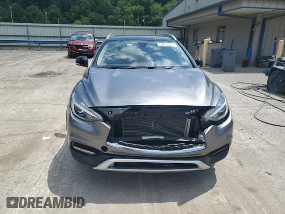 2017 Infiniti QX30 Premium with VIN SJKCH5CR2HA024168, listed as a Copart auction lot 59262525 with 61,846 mi miles and Salvage title. Bid and sale history available at DreamBid. Image 5.