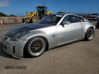 2005 Nissan 350Z with VIN JN1AZ34D55M609063, listed as a Copart auction lot 76796544 with 114,080 mi miles and Salvage Title. Bid and sale history available at carsss.com. Image 1.