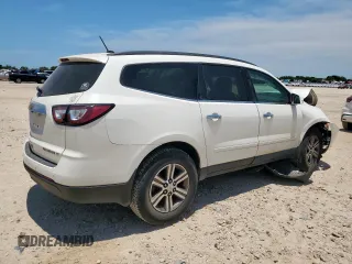 2015 Chevrolet Traverse LT z VIN 1GNKVHKD1FJ324447, wystawiony jako Copart lot #60362725 z przebiegiem 107 863 mil mil oraz Szkoda całkowita • Salvage title. Historia ofert i sprzedaży dostępna na DreamBid. Obrazek 3.